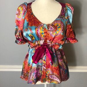 Beautiful Jaloux Silk Top
